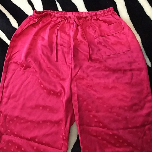 Pink polka dot pajama pants - Picture 2 of 3